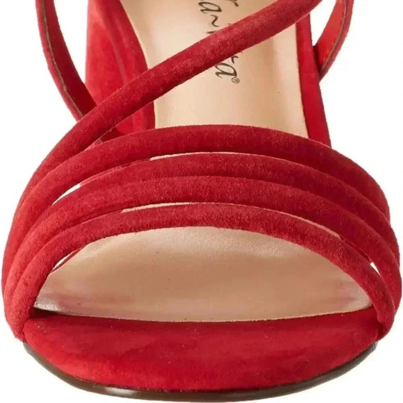 Red Zariah Strappy Slingback Sandal - Picture 3 of 11
